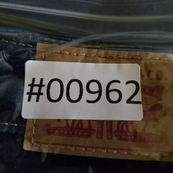 Levis Jeans Womens 27 Blue 721 High Rise Skinny Stretch Denim - Picture 13 of 13